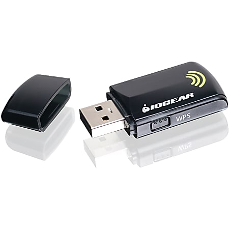 IOGEAR Compact Wireless-N USB Adapter GWU625 (Black)