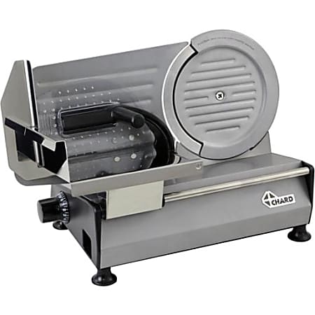 Chard 8.6" Heavy Duty Electric Slicer - 8.60" Blade - 150 W - Stainless Steel