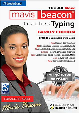 Encore™ Mavis Beacon Teaches Typing 2020, For Windows®/Mac, Product Key