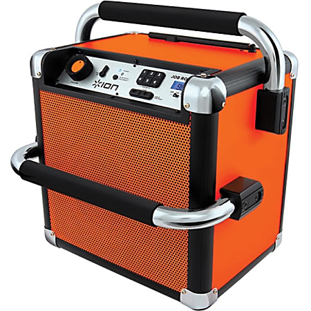 Ion Audio Job Rocker Speaker System - 50 W RMS - Yes - Wireless Speaker(s)