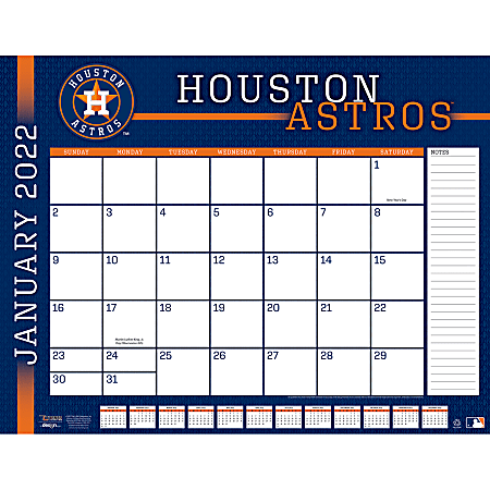Lang Turner Monthly Calendar Astros 2022 - Office Depot