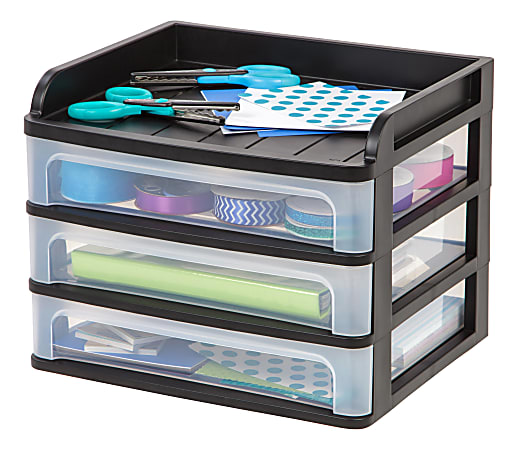 3-Drawer Mini Organizer, Eggshell Blue, Sold by at Home