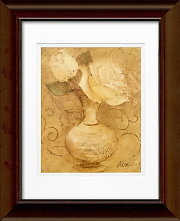 Timeless Frames Katrina Framed Floral Artwork, 11" x 14", Brown, Mini Bouquet IV