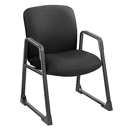 Safco® Uber Fabric Guest Chair, Black