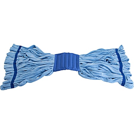Genuine Joe Microfiber Wet Mophead Refill - Small - MicroFiber - Blue - 1Each Genuine Joe Microfiber Wet Mophead Refill - Small - MicroFiber - Blue - 1Each