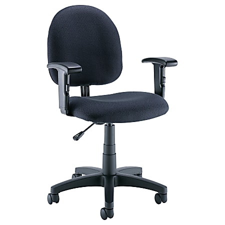 Bush Business Furniture Task Chair With Arms, Classic Black, Premium Delivery