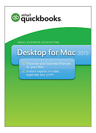Intuit® QuickBooks® Desktop 2019, For Mac®, Disc