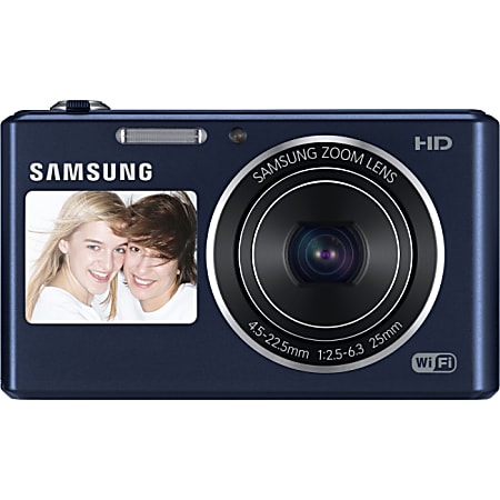Samsung DV150F 16.2 Megapixel Compact Camera Cobalt Black