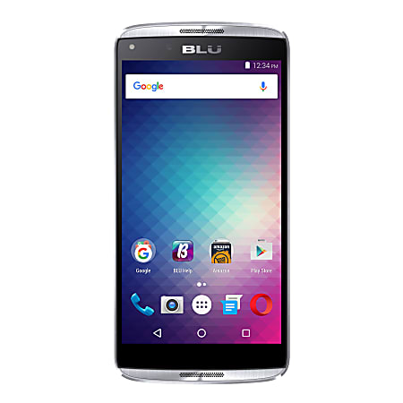 BLU Energy Diamond Cell Phone, Silver, PBN201083