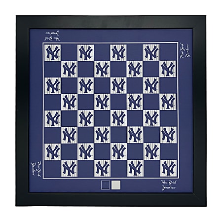 Imperial MLB Wall-Mounted Magnetic Chess Set, New York Yankees