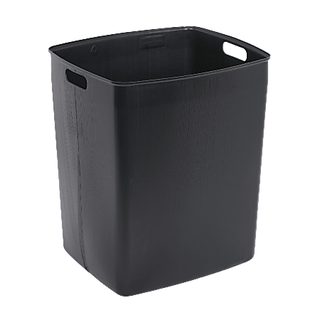 Continental Rigid Plastic Trash Can Liner, 45 Gallons, 20 1/2" x 24 1/4" x 21 1/2", Black