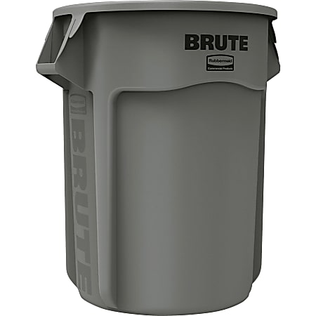Rubbermaid Commercial Brute 55-gallon Container Lid - Round - Plastic - 3 / Carton - Gray Rubbermaid Commercial Brute 55-gallon Container Lid - Round - Plastic - 3 / Carton - Gray