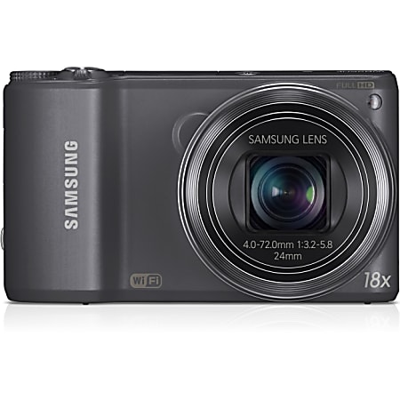 Samsung WB250F 14.2 Megapixel Compact Camera - Cobalt Black
