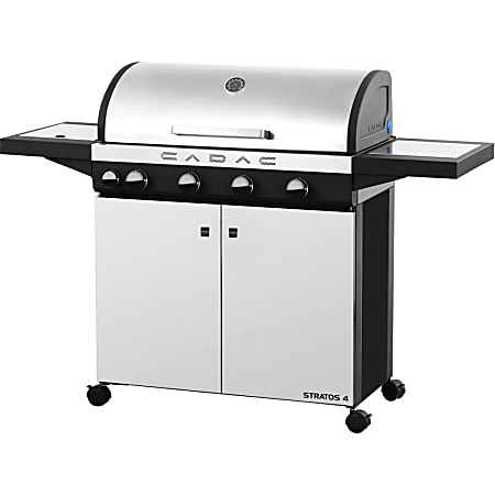 CADAC Stratos Gas Grill - 4 Sq. ft. Cooking Area - 4 Cooking Elements - Stainless Steel