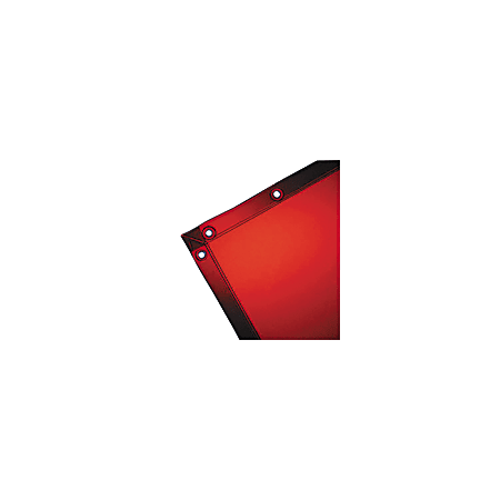 Wilson Industries See-Thru Welding Curtain, 6' x 10', Orange