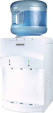 Igloo IWCTT353CRHWH Top-Load Water Dispenser, 3/5 Gallon, White