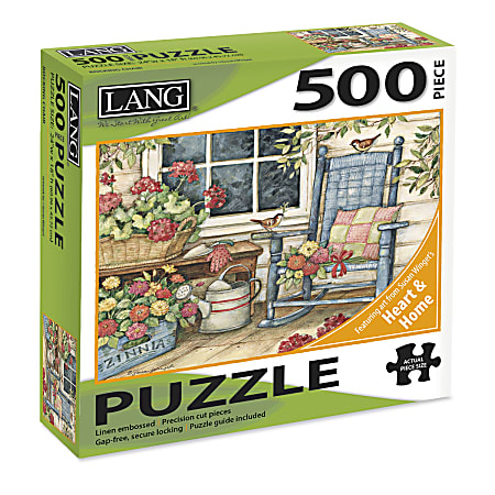 Lang 500-Piece Jigsaw Puzzle, Rocking Chair