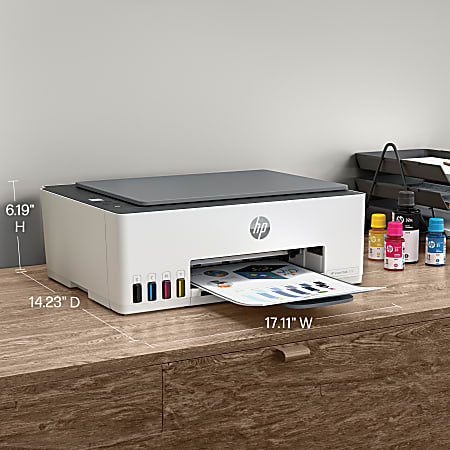 HP Smart Tank 5101 Wireless in One Cartridge free Ink Tank Printer With Up To 2 Years Of Ink Included 1F3Y0A - Office Depot