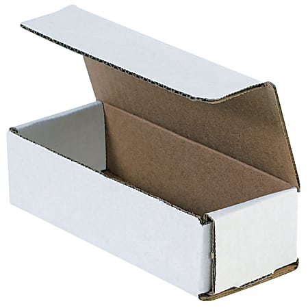 Office Depot® Brand 14" Corrugated Mailers, 3"H x 3"W x 14"D, White, Pack Of 50
