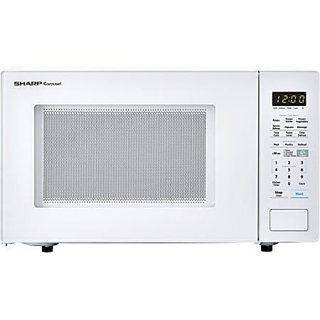 Sharp® Carousel 1.4 Cu Ft Countertop Microwave Oven, White