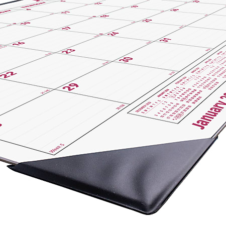 2024 Brownline Monthly Desk Pad Calendar 22 x 17 January To December