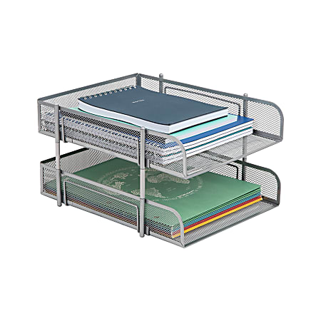 Mind Reader Network Collection 2-Tier Stackable File Tray,
