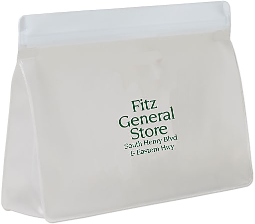 Custom Promotional Medium Stand-Up Storage Bag, 2" x 8"
