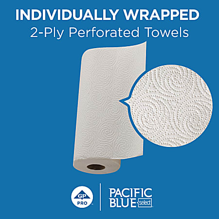 Pacific Blue Select by GP PRO 2 Ply Paper Towels 85 Sheets Per Roll ...