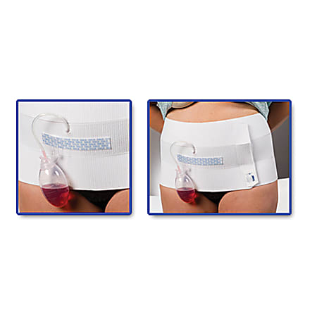 Dale® Abdominal Binder With EasyGrip™ Strip, 12", Stretches 30"-45"