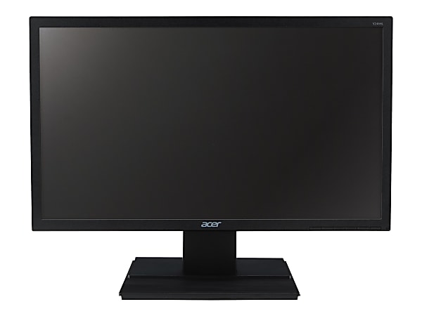 Acer V246HQL - LED monitor - 23.6" - 1920 x 1080 Full HD (1080p) @ 60 Hz - VA - 250 cd/m² - 3000:1 - 5 ms - HDMI, VGA - black