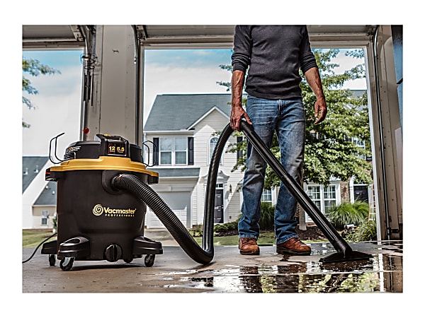 Vacmaster Beast VJH1211PF 0201 Canister Vacuum Cleaner 4101.35 W Motor 369.70 W Air Watts 12 gal Bagged Hose Extension Wand Filter Floor