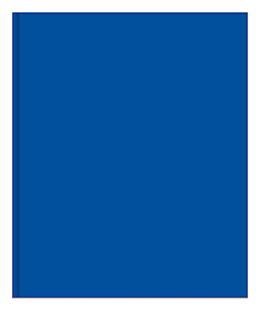 Office Depot® Brand 2-Pocket School-Grade Paper Folder with Prongs, Letter Size, Blue