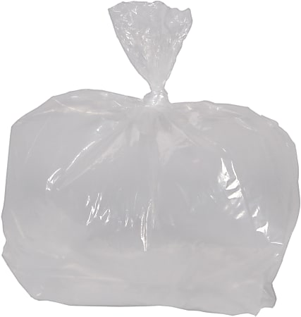 Heritage High-Clarity LLDPE Ice Bucket Liner, 8" x 4" x 12", Clear, Case Of 1,000 Bags