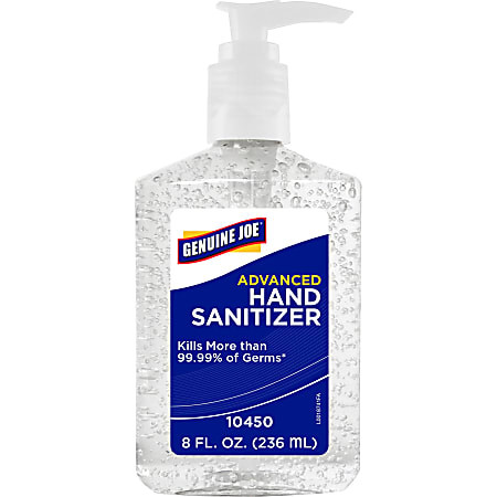 Genuine Joe Gel Hand Sanitizer, 8.5 Oz. Pump