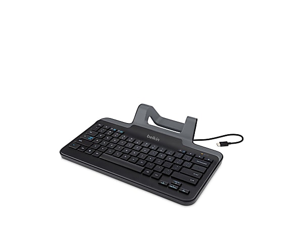 Belkin Wired Tablet Keyboard with Stand with USB-C™ Connector - Cable Connectivity - B2B191