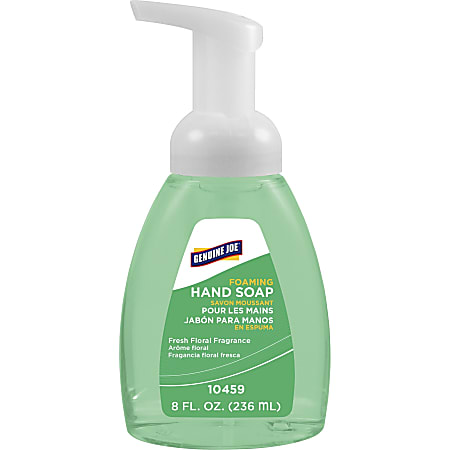 Genuine Joe Antibacterial Foam Hand Soap, 8 Oz Pump Bottle