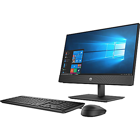 HP ProOne 600 G5 - All-in-one - 1 x Core i5 9500 / 3 GHz - RAM 8 GB - SSD 256 GB - TLC - DVD-Writer - UHD Graphics 630