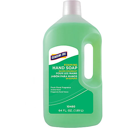Genuine Joe Antibacterial Foam Hand Soap, 64 Oz Bottle