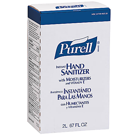 Purell® NXT® Maximum Capacity Instant Hand Sanitizer Refill, 2000 mL, Carton Of 4