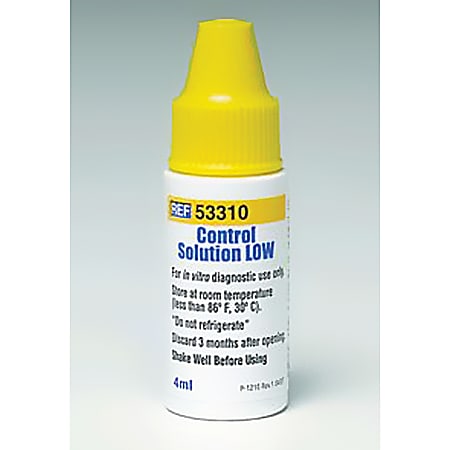 Prodigy® Glucose Control Solution, Low, 4 mL
