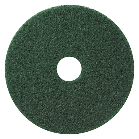 Americo® Pad for Scrubbing Floors, 20" Diameter, Green, Box Of 5