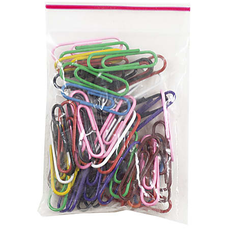 JAM Paper® Paper Clips, 1", 25-Sheet Capacity, Assorted Colors, Box Of 25 Paper Clips