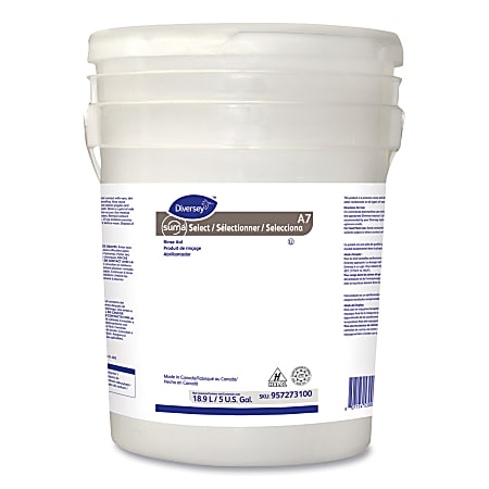 Diversey™ Suma® Select A7 Rinse Aid, Warewashing, 5 gal Pail