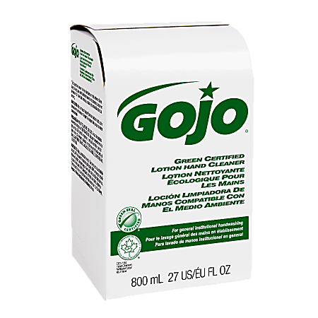 GOJO® Green Seal Certified Lotion Hand Wash Soap, Unscented, 27 Oz Refill