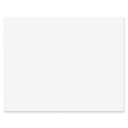 Pacon® Peacock® Railroad Board, 22" x 28", 4-Ply, White, Carton Of 100 Sheets, 5460