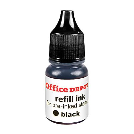 Office Depot® Brand Pre-Ink Refill Ink, Black, Pack