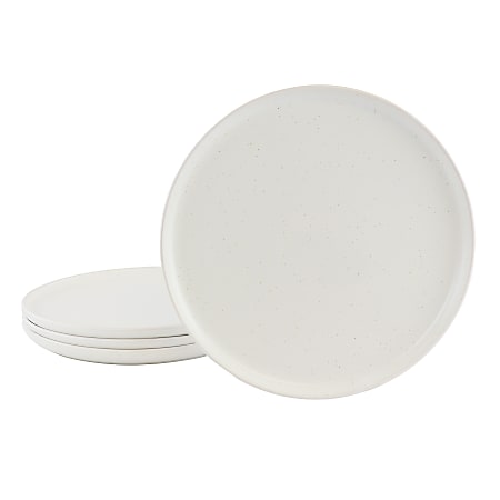 Our Table Landon 4-Piece Round Stoneware Salad Plate Set, 8-7/16”, Sea Salt