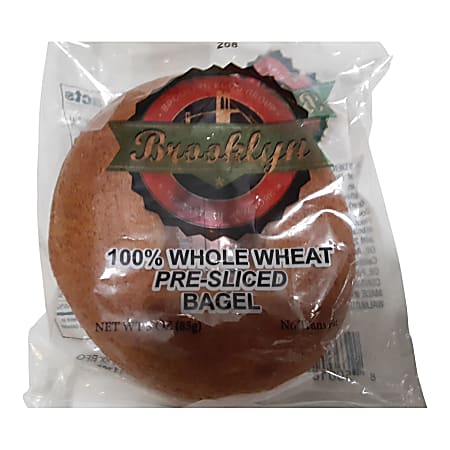Brooklyn Food Group - Bagels Whole Wheat - 50 - 3 oz.