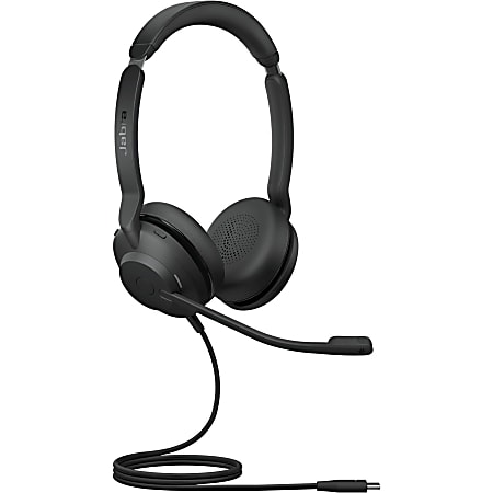 Jabra EVOLVE2 30 - Stereo - USB Type C - Wired - 20 Hz - 20 kHz - On-ear - Binaural - Ear-cup - 4.92 ft Cable - MEMS Technology Microphone - Black