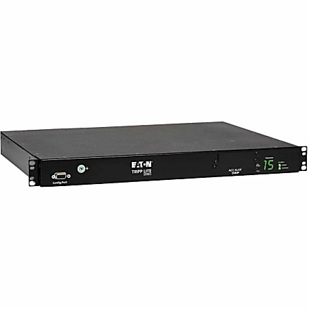 Tripp Lite PDU Metered ATS 2/2.4KW 200/240V 10 C13 2 C14 3.6M Cords 1URM - Horizontal rackmount - power distribution unit (rac - PDUMH15HVAT